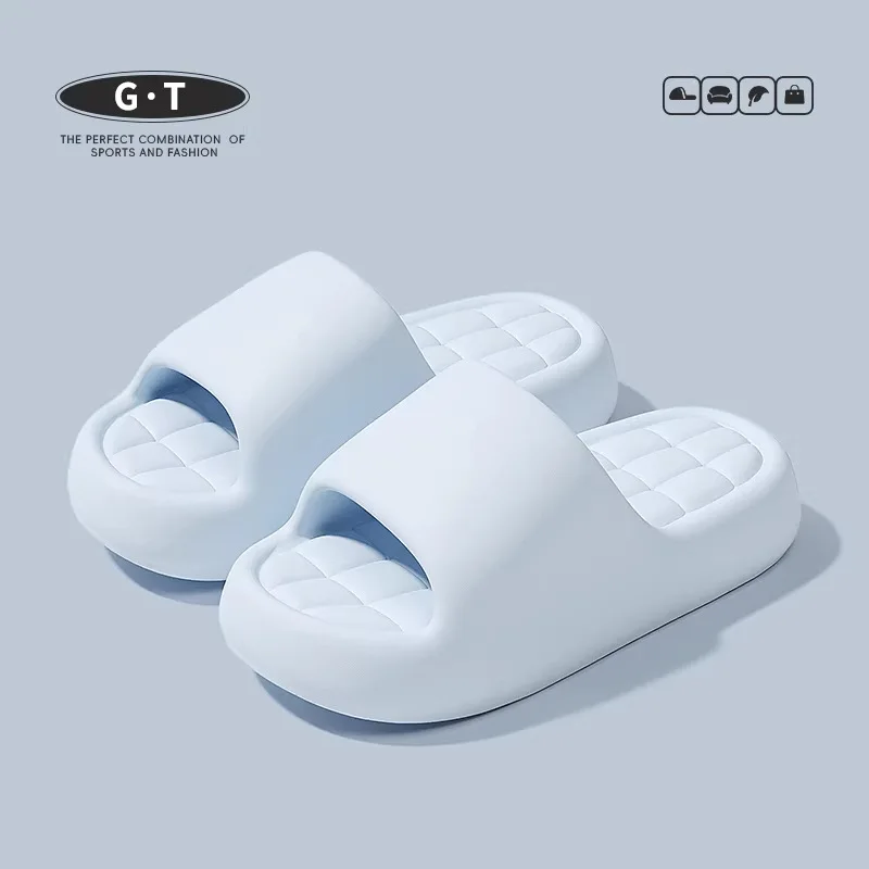 

Женские тапочки MEOD с мягкой подошвой, удобные шлепанцы на толстой платформе, летние пляжные нескользящие сандалии-слайды