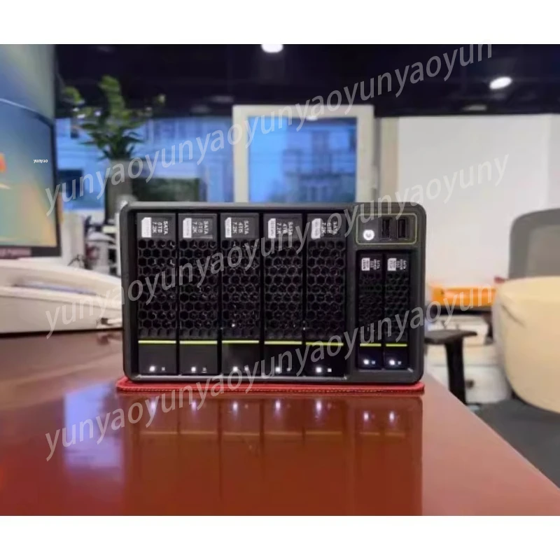 5-Disk Custom NAS Aluminum Alloy Chassis - Network Home Storage Case, Durable, Fast Heat Dissipation, Home Data Backup