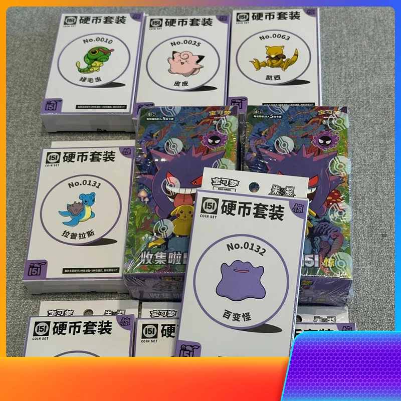 genuine-pokemon-ptcg-official-simplified-chinese-collection--151-surprise-series-supplement-pack-151-third-coin-set-card-game