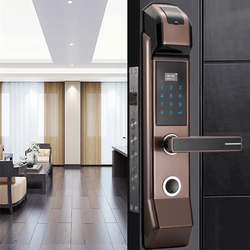 Fingerprint Lock Anti-theft Intelligent Fingerprint Door Lock Biometric Electric Locker For Home Security Access Control