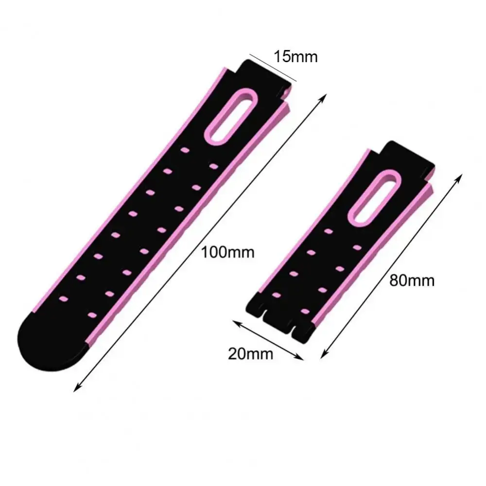 15mm Kids Watch Band Smartwatch Children Silicone Strap Watchband Waterproof Flexible Wristband Universal Adjustable Watch Belt