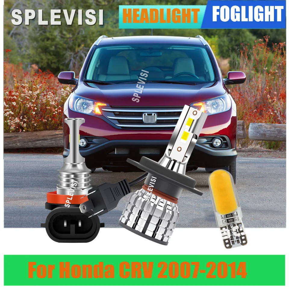 

High Low Beam Headlight Side Light With an IP67 Rating Weather-Resistan Replacement Bulbs For Honda CRV 2007 2008 2009 2010-2014