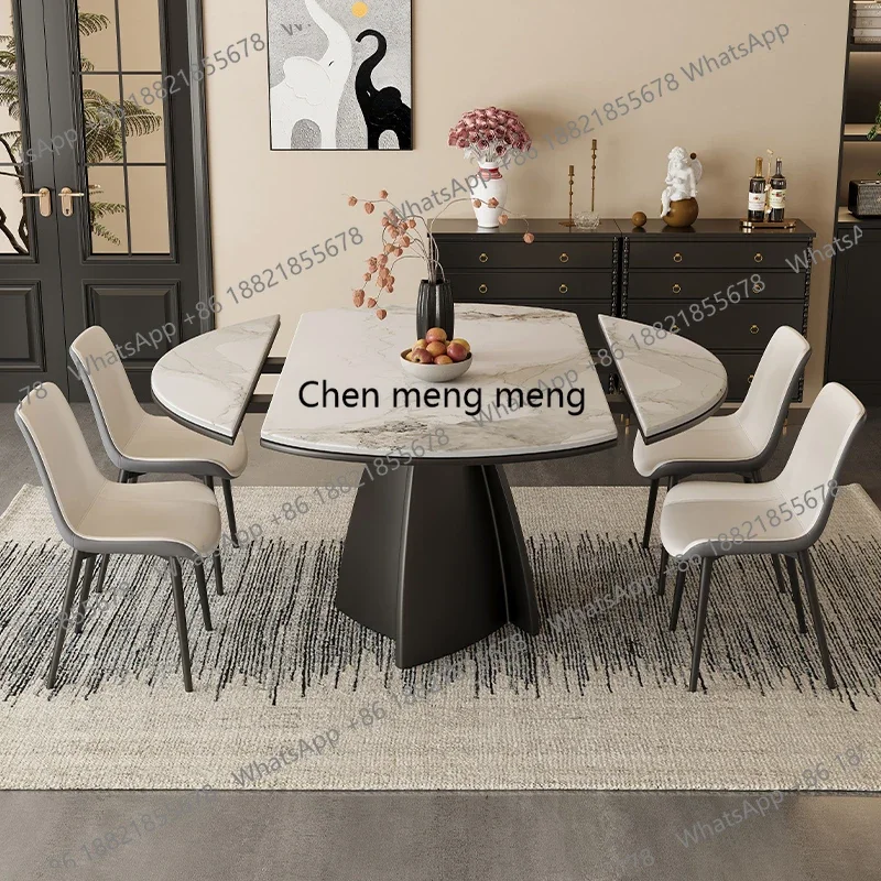 

R Nordic Extenable Dining Table Legs Folding Round Room Sets Dining Table Minimalist Kitchen Conjuntos De Sala De Jantar Furnitu