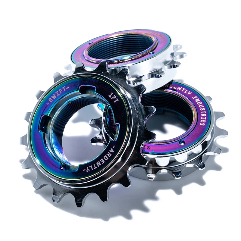 

ARDENTLY 108 Clicks 1 Speed 15T 16T 17T Bicycle Freewheel Fixed Gear Track Bike Flywheel CNC High Quality Cycling Accessories