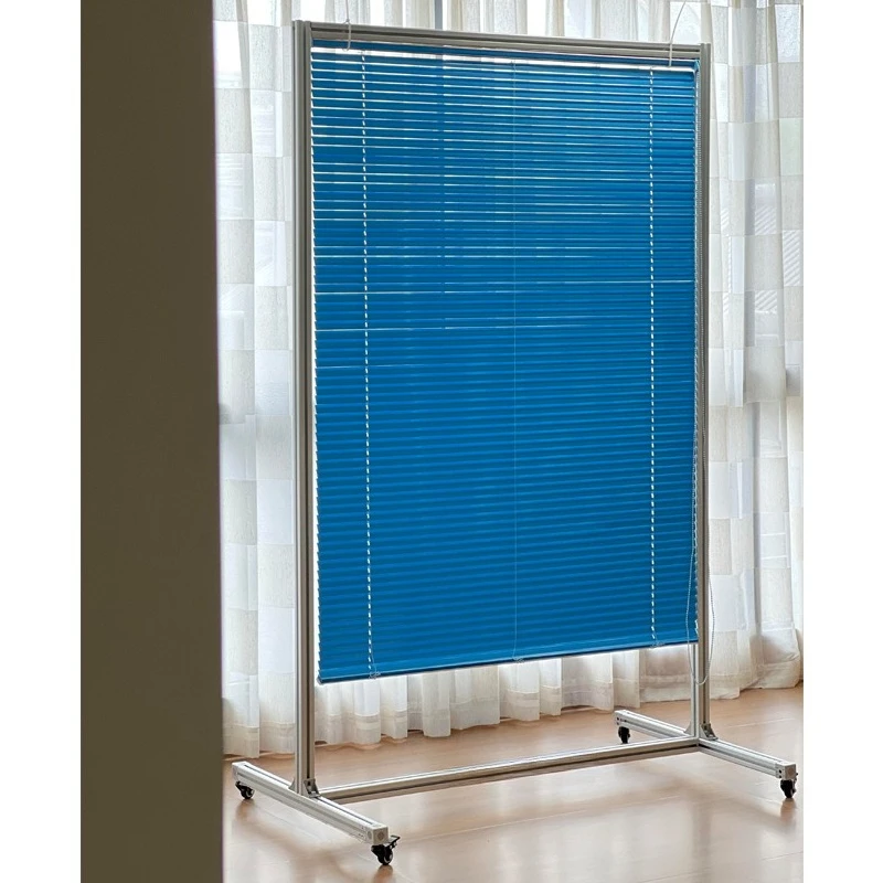Office aluminum alloy louver screen partition removable folding screen privacy baffle