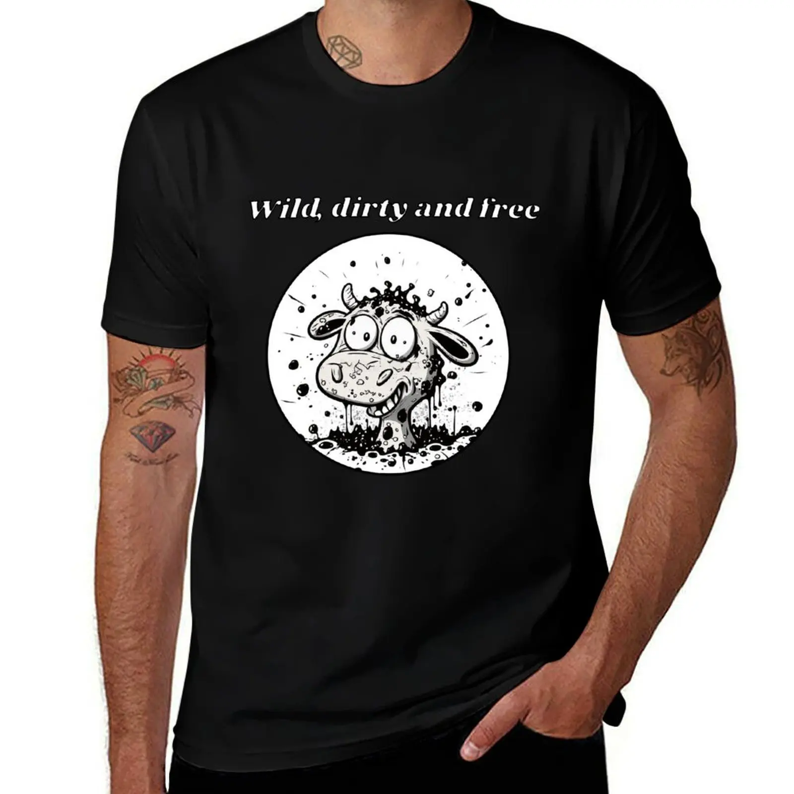 

Wild, dirty and free T-Shirt Festival Casual Short Sleeve