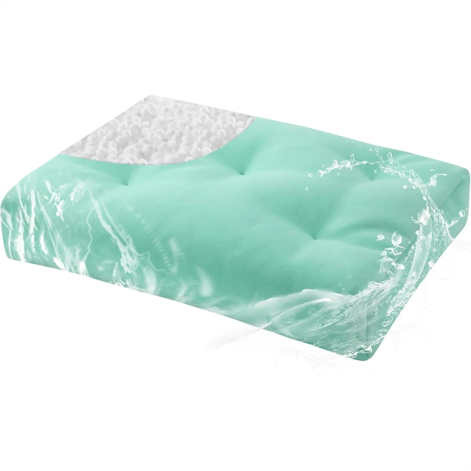

Bath Seat Pillow for Bathtub with Non-Slip Suction Cups, Spa Shower Seat Cushion for Soaking Tub, Comfortable Bath Tub Cushion