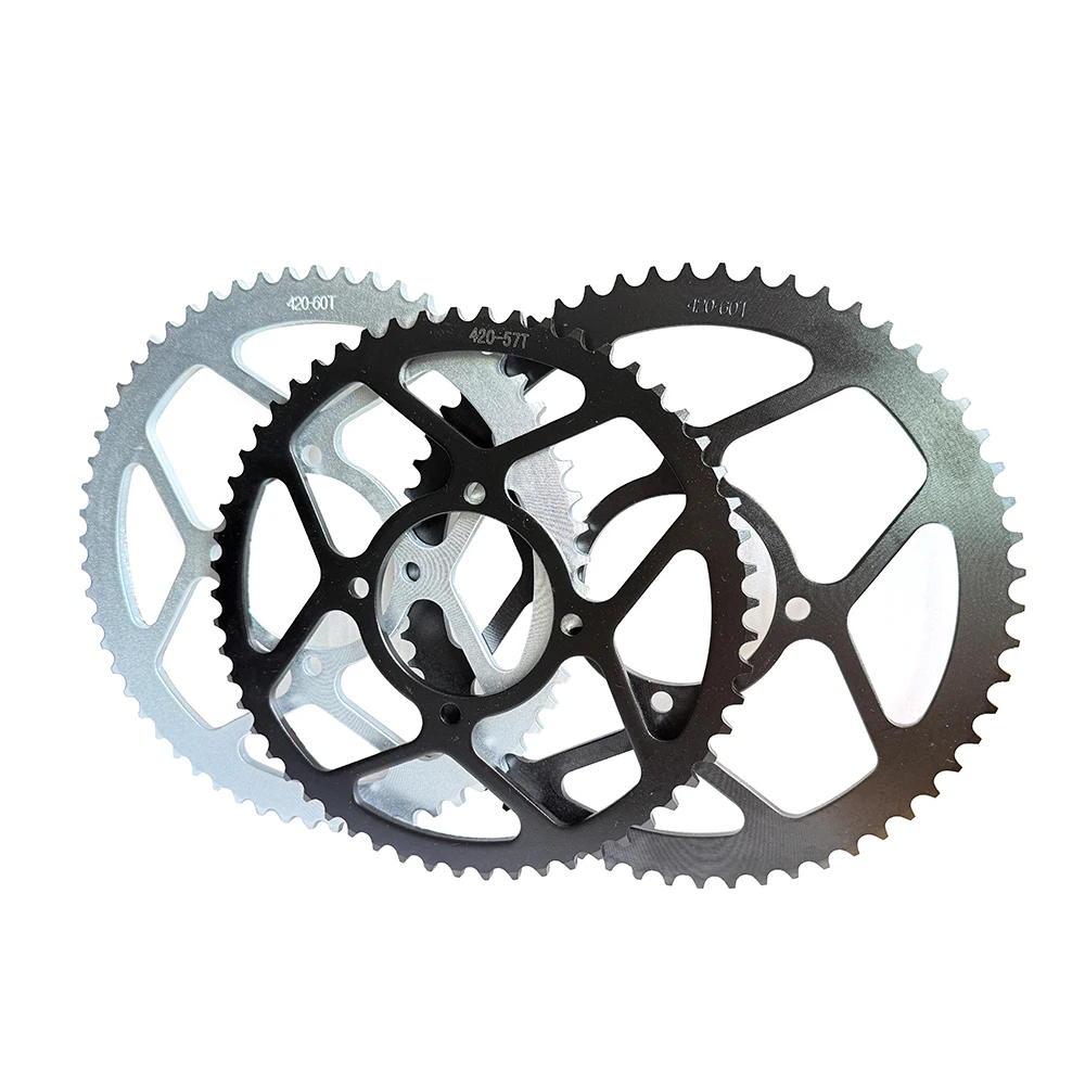 

57T/60T Tooth Rear Chain Sprocket ID 76mm For 420 Chain 125cc 250cc Pit Dirt Bike ATV Quad Bike Electric Motorcycle