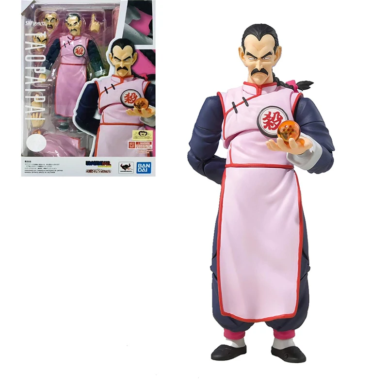 Bandai Jepang gambar kartun bola naga S.H.Figuarts bola naga terbatas Tao Pai Pai mainan hadiah anak figur Model bergerak