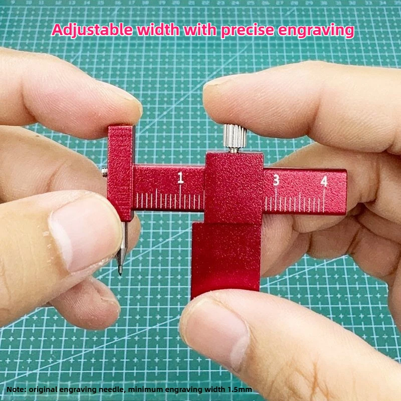 Picture 3: Model Equidistant scribing ruler Parallel scribers create contour Isometric Parallel Scribe Building Tools