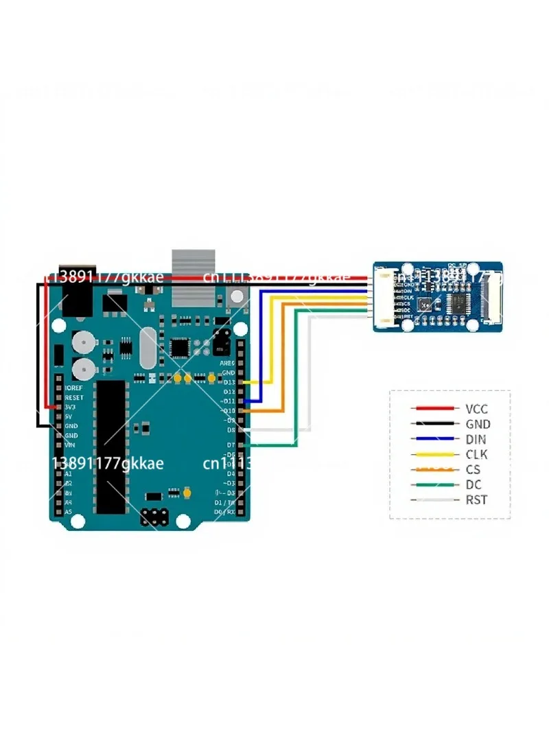 1.51 Inch Transparent OLED Display 128x64 Resolution SPI I2C Parallel Interface High Contrast Module
