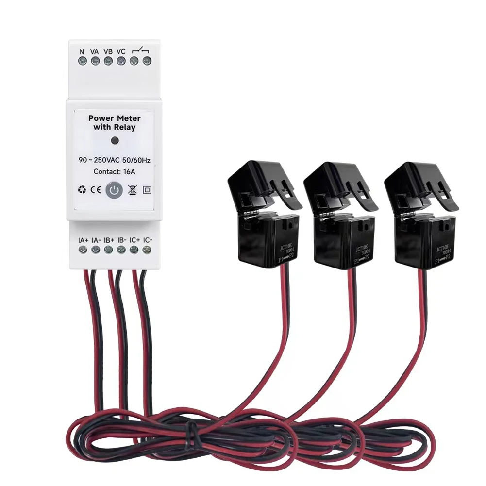 

3 Phase For Smart Energy Monitor for Tuya Real Time Data and Historical Consumption Tracking Mobile App Control