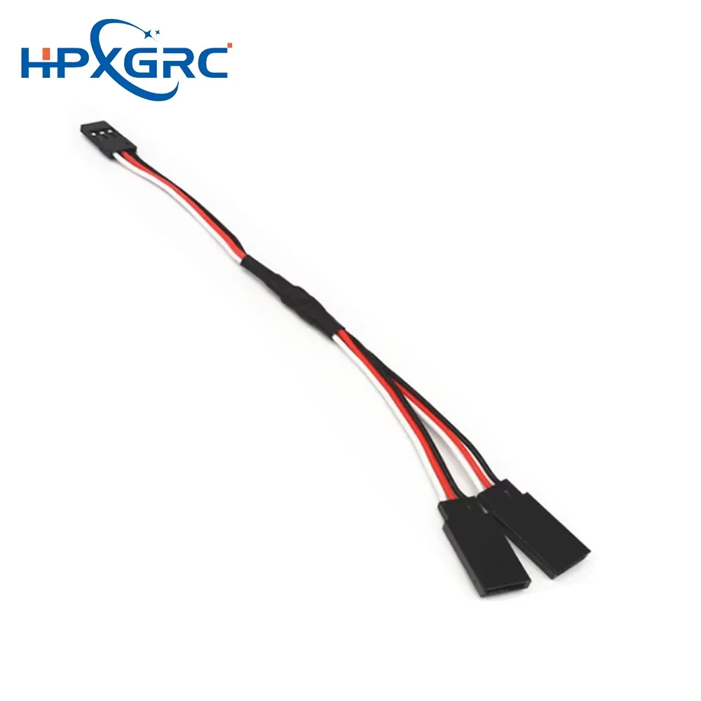 HPXGRC 5PCS 150mm 300mm 500mm RC Servo Y Extension Cord Cable Lead Wire For RC Futaba JR Drone Helicopter Servo Connector