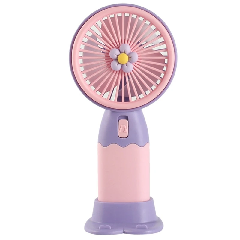 CPDD 책상 팬 소형 팬 외부 여행 팬 데스크탑 팬 전화 홀더가 있는 침실 팬