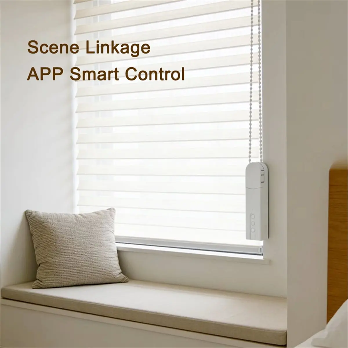 Smart WiFi Motor for Electric Blinds and Roller Shutters, Automatic Operation, and Remote Control Via App. EU Plug