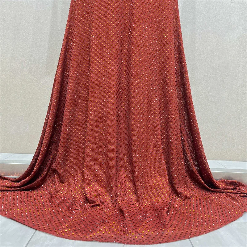 فستان نسائي شتاء 2025 جديد مرن بقصة ضيقة نصف رقبة عالية فساتين طويلة متألقة من حجر الراين فساتين الحفلات فساتين السهرة #6