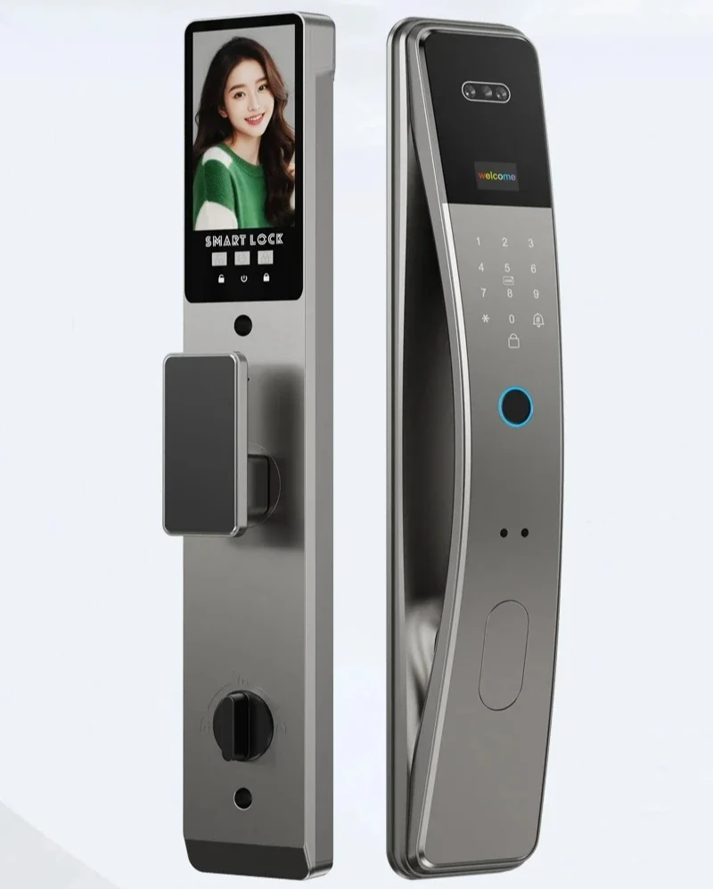 

Smartier Tuya WIFI Security Serrure Intelligente 3d Face Recognition Fingerprint password card key Digital Smart Lock