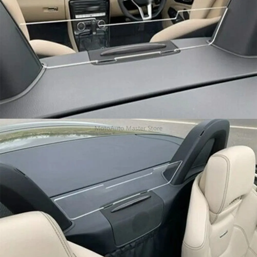 Déflecteur de vent en acrylique transparent pour Mercedes-Benz R172 SLK / SLC, pare-brise convertible, réduit le vent et le bruit, direct
