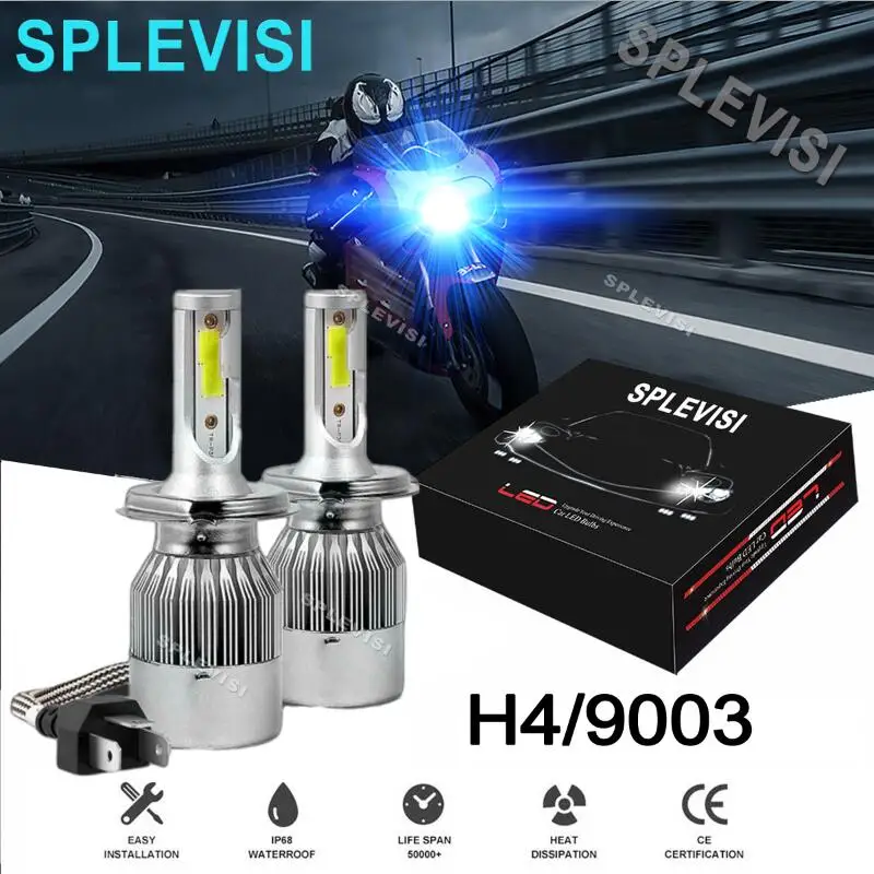 LED Headlight 8000K For Suzuki GZ250 1999 2000 2001 2002 2003 2004 2005 2006 2007 2008 2009  Motorcycle Lights H4 High Low Beam