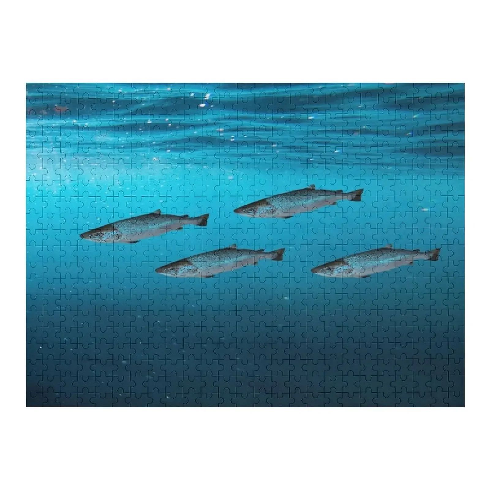 

Atlantic Salmon Jigsaw Puzzle Custom Kids Toy Wood Name Name Wooden Toy Custom Gifts Puzzle