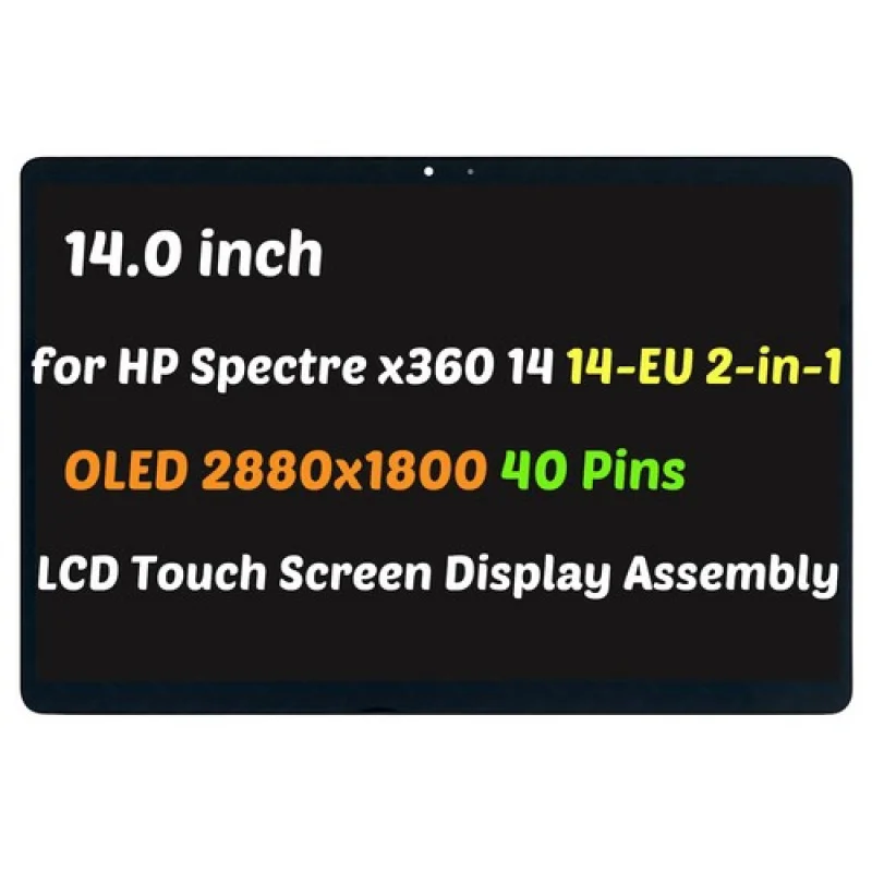 

A++14" for HP Spectre x360 14 14-eu 2-in-1 OLED LCD Touch Screen Digitizer Assembly
