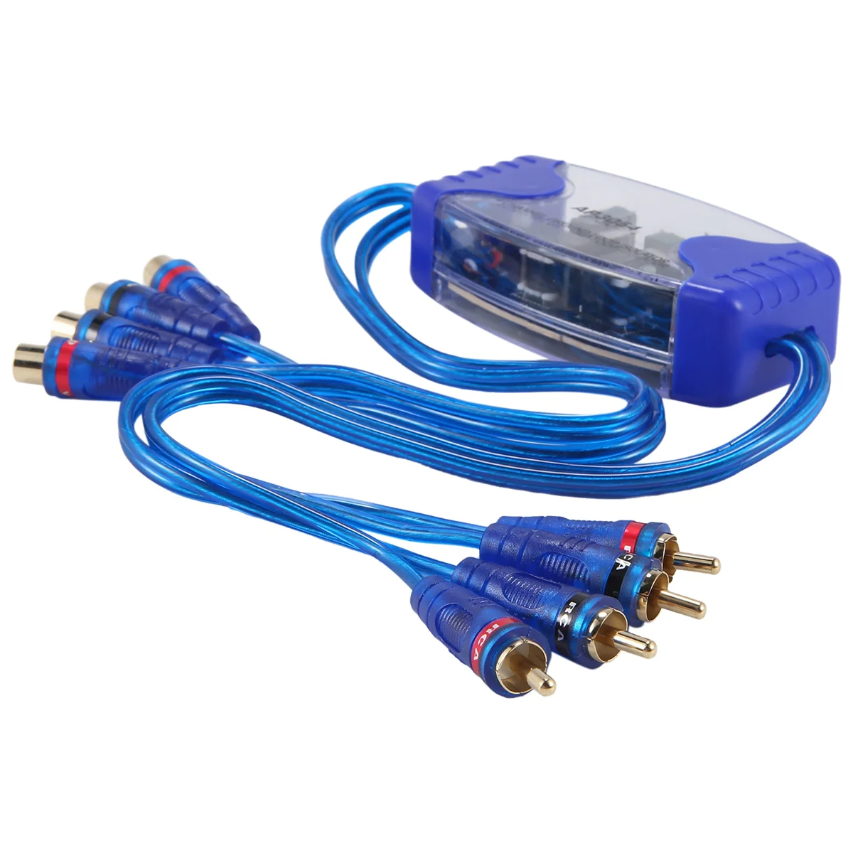 Y79A_4-Channel Rca Audio Noise Filter Suppressor Ground Loop Isolator Car Stereo 50W