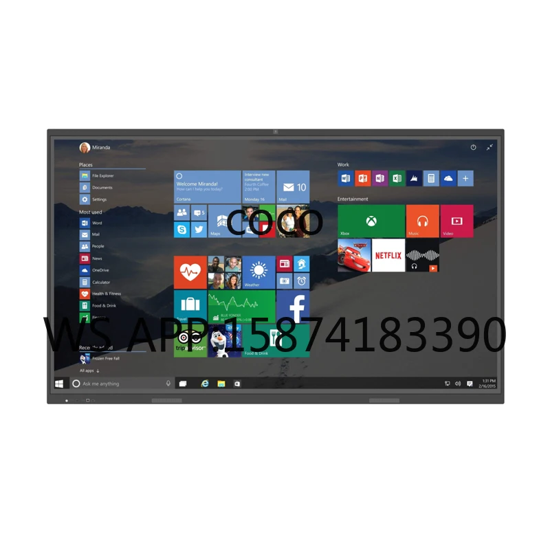 Narrow Bezel IR Interactive All-in-One Display 65