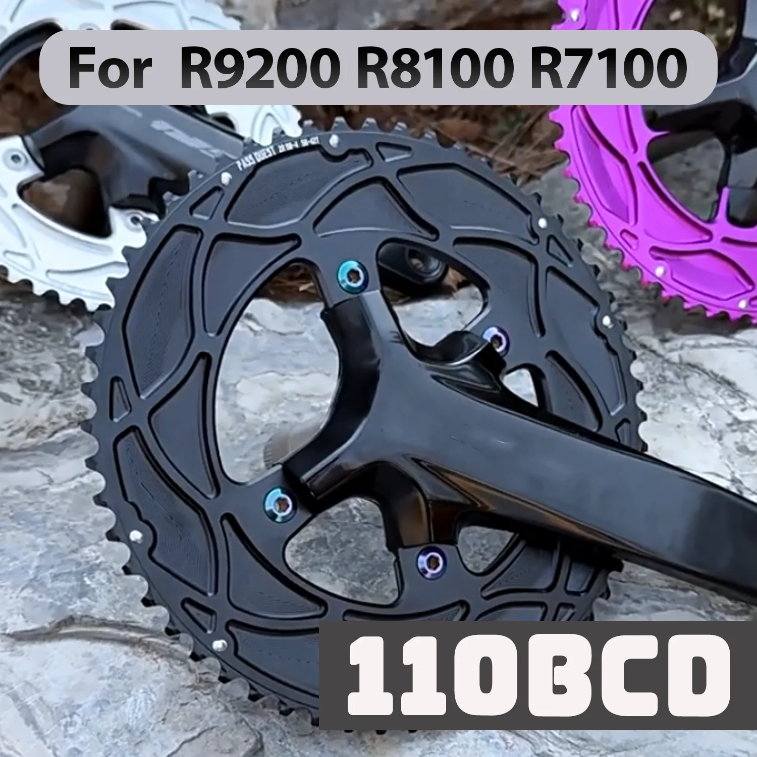 

Цепь 110 Bcd, 4 болта для Shimano Dura Ace 9200 Ultegra 8100 105 7100 56 54 53 52 50 48 42 40 39 36 34 35 2x Chainring Road
