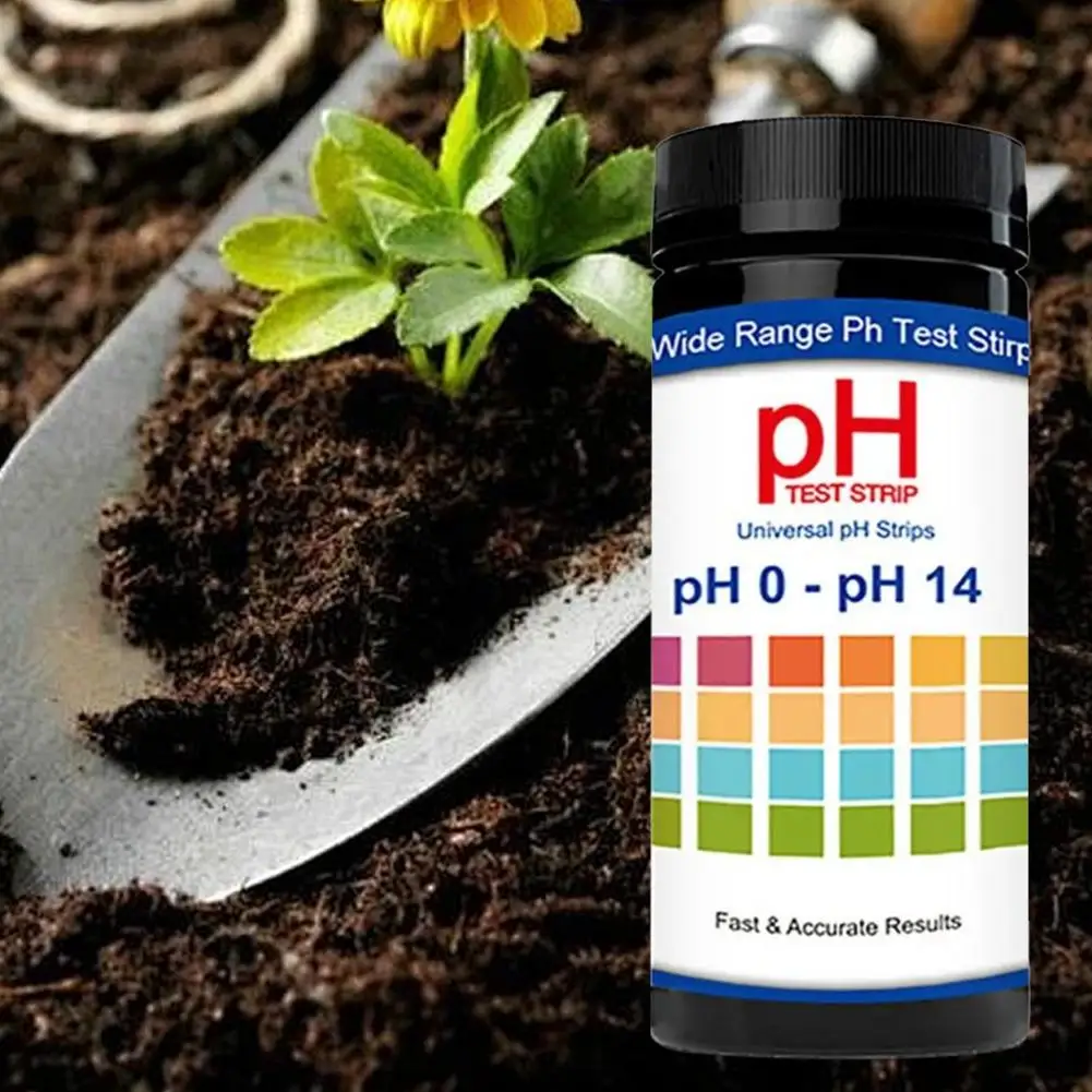 100x التربة متر مختبر درجة الحموضة المياه الرطوبة ضوء اختبار متر عدة حديقة المروج النباتات حموضة التربة شرائط الاختبار أداة الاختبار #3