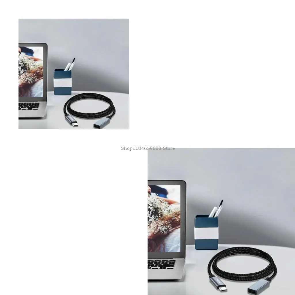 

Нейлоновое плетеное USB C Мужское и женское удлинительное шнур 100 Вт.