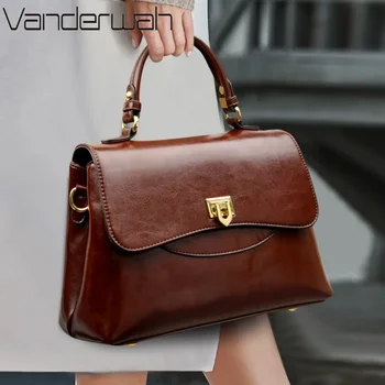 Luxe grote capaciteit meerlaagse schoudertas Hoge kwaliteit lederen handtas Dames Designer Crossbody Sac Vrouwelijke Tote