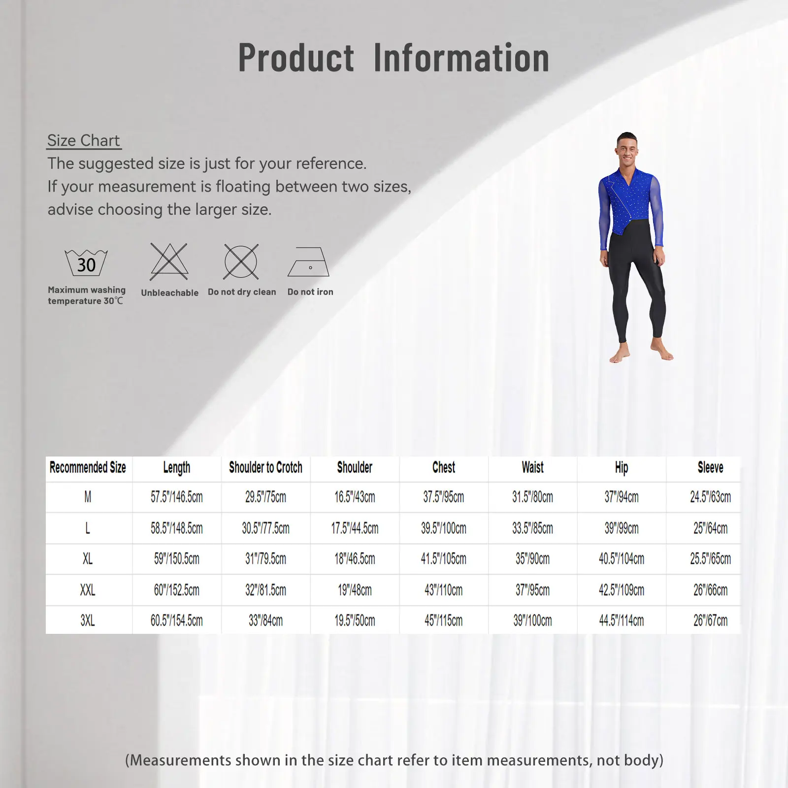 ชุดจั๊มสูทเต้นรำแบบไม่สมมาตรสำหรับผู้ชาย แขนยาว ประดับคริสตัล ผ้าตาข่าย สำหรับการแสดงสเก็ตน้ำแข็ง การแสดงบนเวที และยิมนาสติก