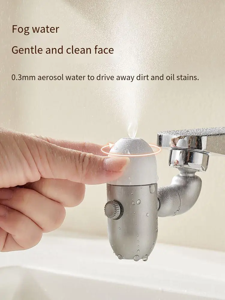 

Fountain Faucet Extender Seven Water Splash Anti Splash Universal Rotation Water Pressure Boosting Rinsing and Bubbling Device