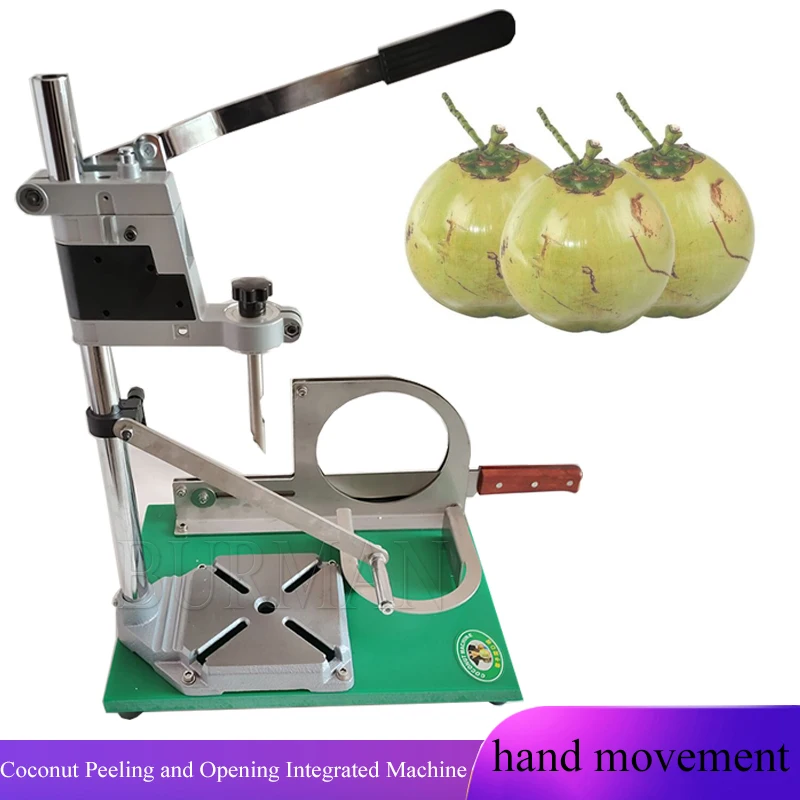 

2023 Portable Coconut Hole Opening Machine Commercial Manual Open Green Cutting Knife Fruit Shop