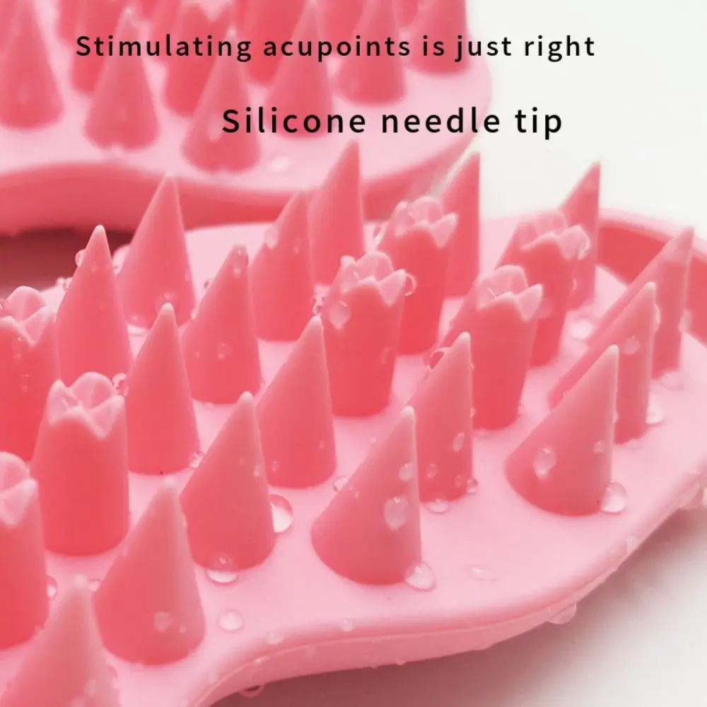 

Шампунь с заостренными зубами Артефакт Кожа головы Мягкая и приятная для кожи Легко чистящая чистящая расческа Ударопрочная и водонепроницаемая