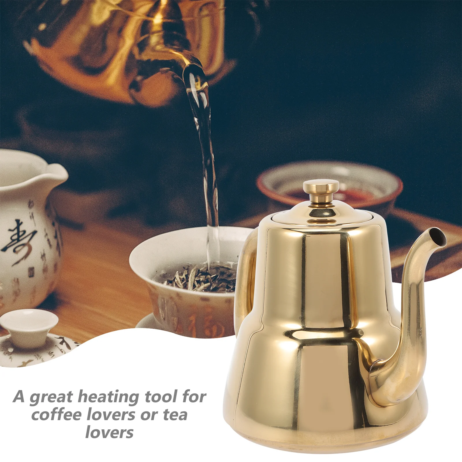 

Stainless Steel Teapot Kitchen Tea Coffee Pot For Home Daily Use Tea Maker Infuser Kettle Household Water Kettle