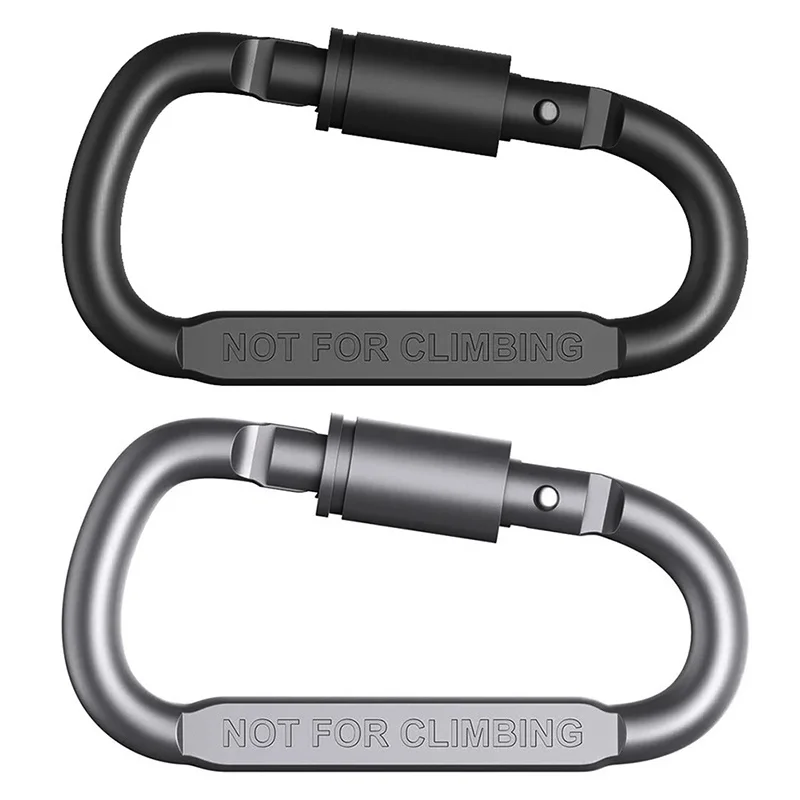 

4-6PCS Carabiner Set For Key Camping Survival EDC Outdoor Carabiner Keychain Clip Alloy Aluminum Tactical D-ring Caribiner Hook