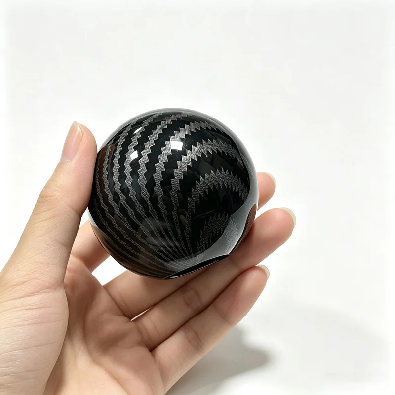 Universal JDM Racing Manual Gear Shift Knob Round Bar/Ball Style With M8/M10/M12 Adapters Car Interior Replacement Parts