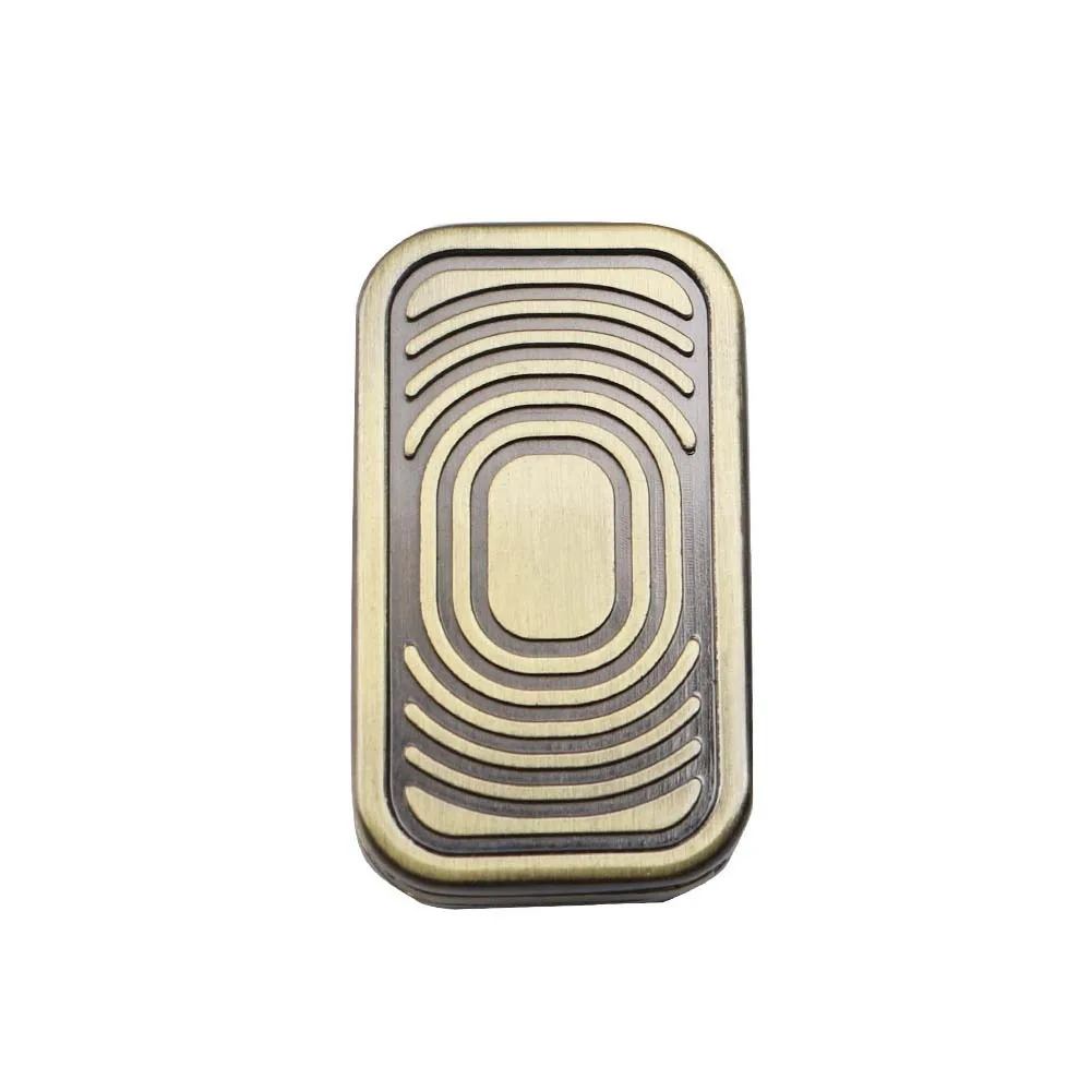 Creative Triple Push Fidget Slider Camera Shaped Hand Spinner Push Card Magnetic Haptic Sensory Metal Fidget Office Home