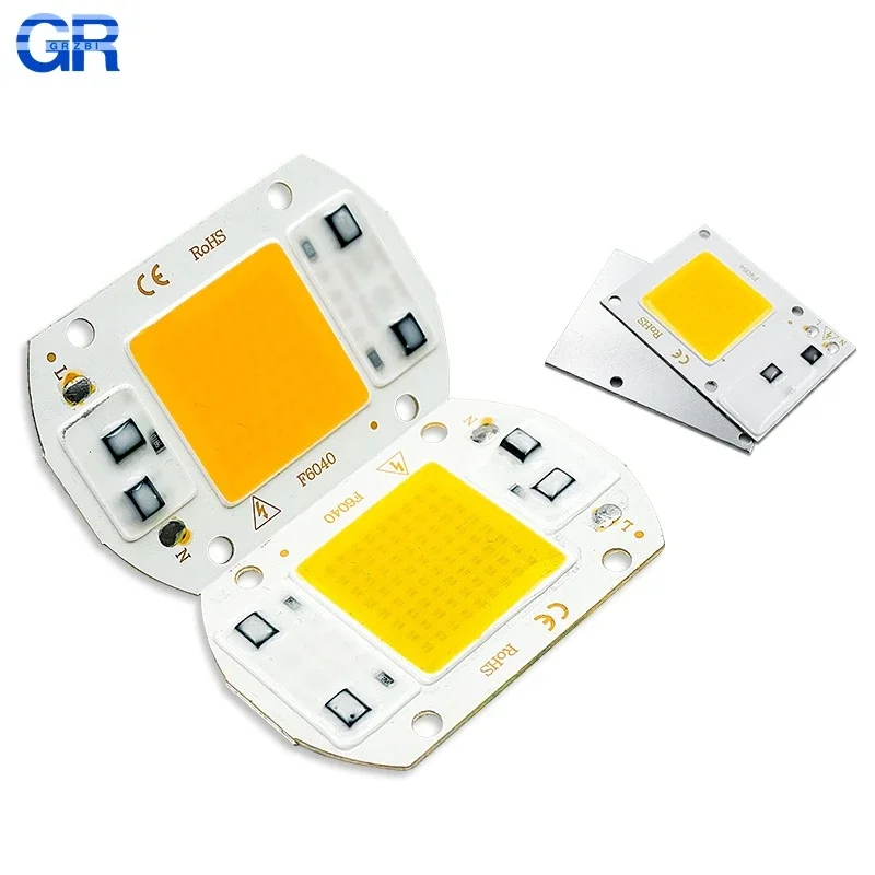 1-10pcs LED Lamp Chips AC 110V 220V SMD Bulb COB Smart IC Led Light Input 10W 20W 30W 50W For Outdoor FloodLight Spotlight