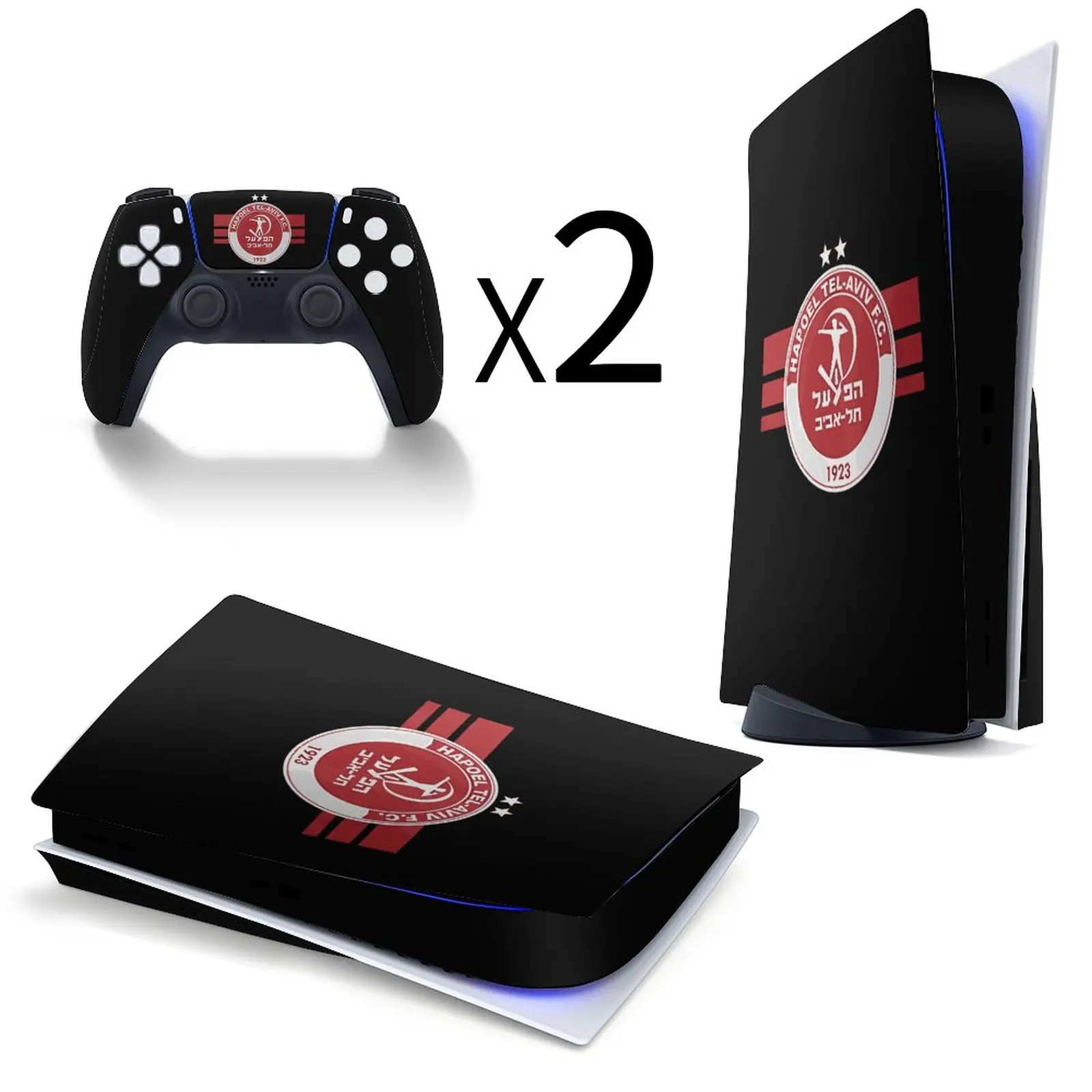 Hapoel Tel Aviv For PS5 Game Controller Protective Decal Skin For PS5 Accessory Sticker Case