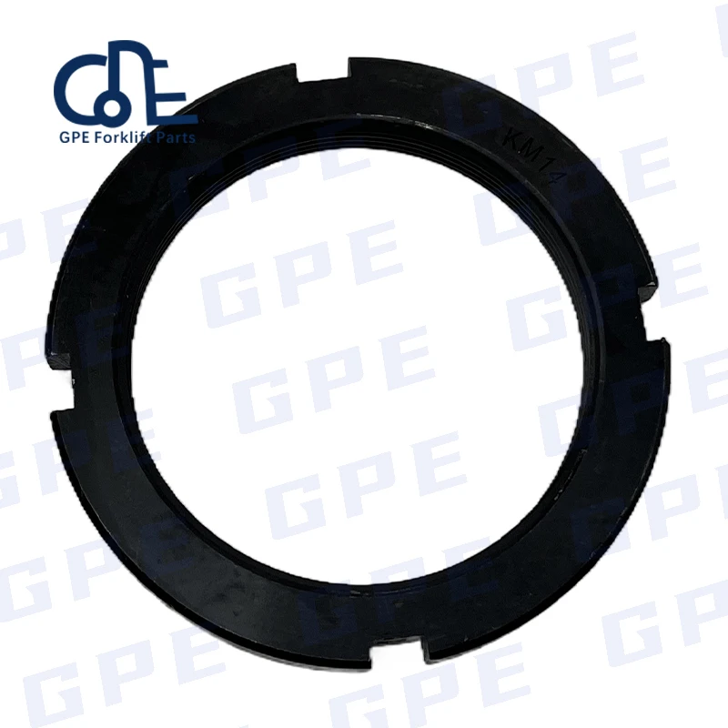 

10 шт. детали для вилочного погрузчика 70X2 круглая гайка с прорезями для LD 0009050244 0009050244-A высококачественные запасные части для вилочных погрузчиков