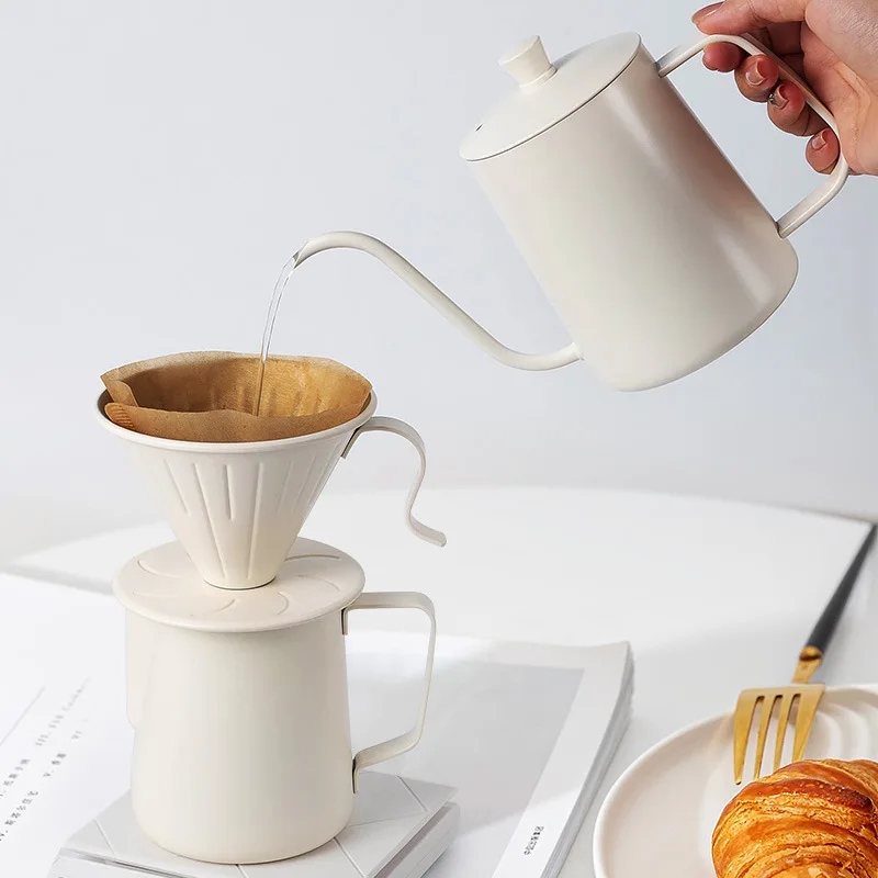 Modern Portable Coffee Kit with Dripper Holder and Pour Over Set for Camping New Style Classic Drinkware Accessories Bag