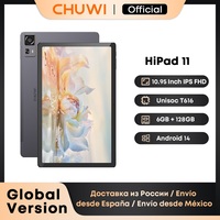 CHUWI HiPad 11 Tablet 10.95inch 1920x1200 FHD 4G LTE Unisoc T616 6GB LPDDR4 128GB Android 14 Tablet PC for Gaming Widevine L1