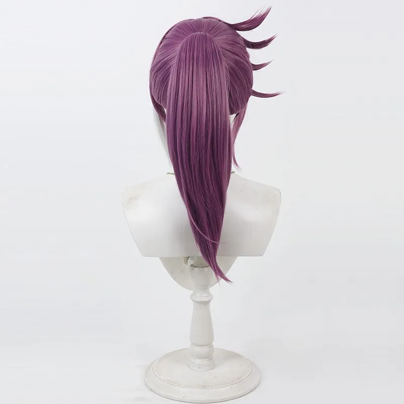Nijisanji VTuber Banzoin Hakka cosplay wig fixed ponytail Halloween gift