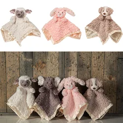 Sheep Elephant Security Blankie Soft Soothe Appease Towel Baby Gifts for Newborn Boys and Girls Baby Snuggle Sleeping Toys