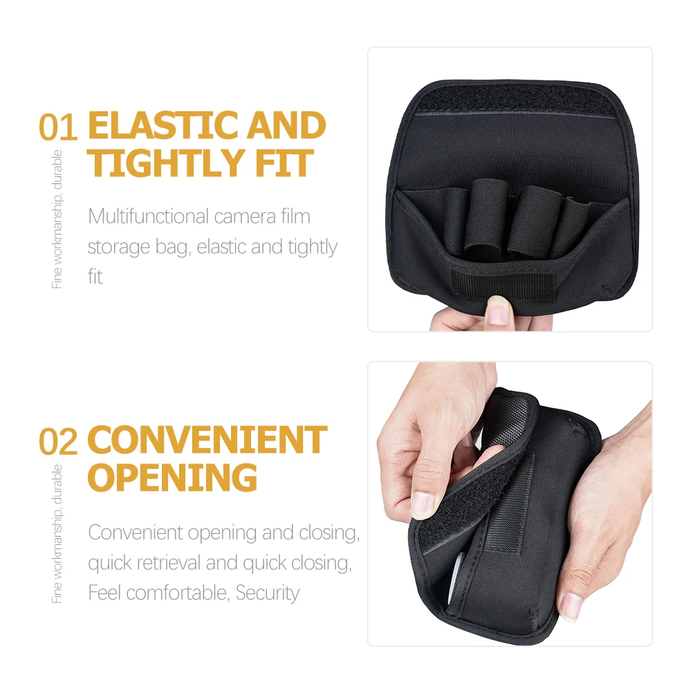 

Film Storage Bag Bags Canisters Carrying Pouch Tote with Lids Oxford Cloth Holder