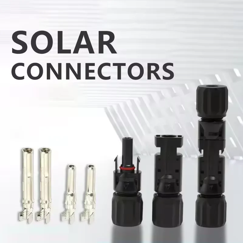 100/40/20/10pcs Solar PV Connector Kit - 1000V 30A Photovoltaic Panel Plug with Wrench for 2.5/4/6mm²  Cable