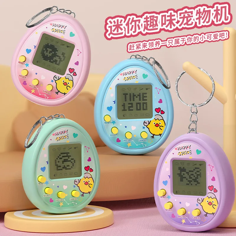 Cartoon Mini Electronic Pets Tamagotchi Nostalgic Virtual Cyber Digital Cute Digital Animals Toys Handheld Game Digital Pet Toy