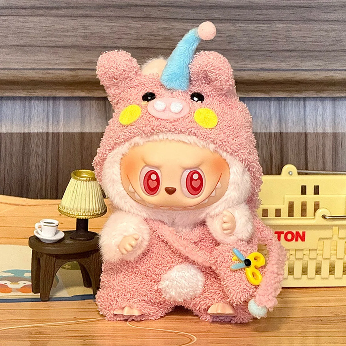 Милая кукольная одежда, аксессуары для наряда для Labubu V2 V1, праздничное платье, комплект одежды «Маленький дьявол», подарки